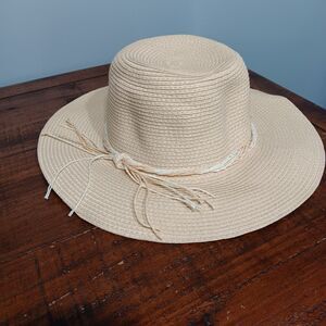 Lucky 7 USA Woven wide Brim  Sun Hat